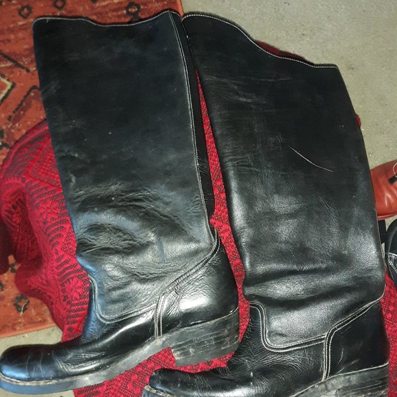 Custom made tall riding boots.horse or motorcycle - Picture 2 of 7